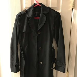 Black trench coat