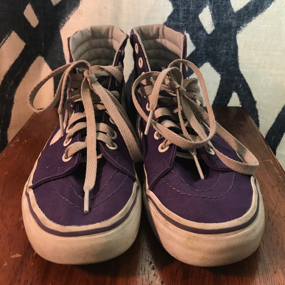 Purple Vans.