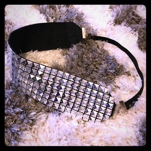 Silver Studded Headband Hair Accessory accessories