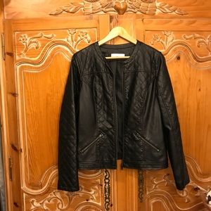 Leather Jacket New York & Company Size Medium