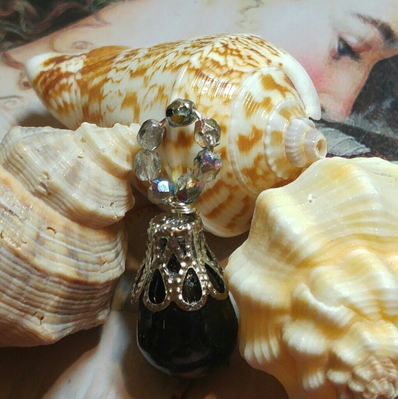 #0053 Black Spinel Gemstone Pendant - Picture 3 of 3