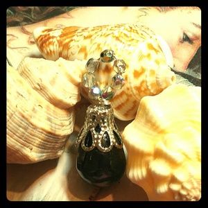 #0053 Black Spinel Gemstone Pendant