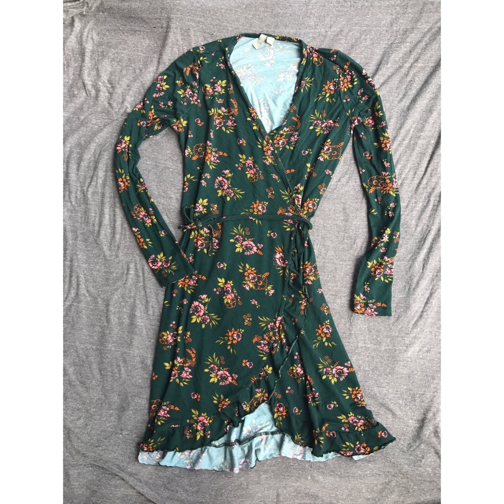 Asos Floral Wrap Dress