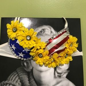 All American sunflower Rave Bra