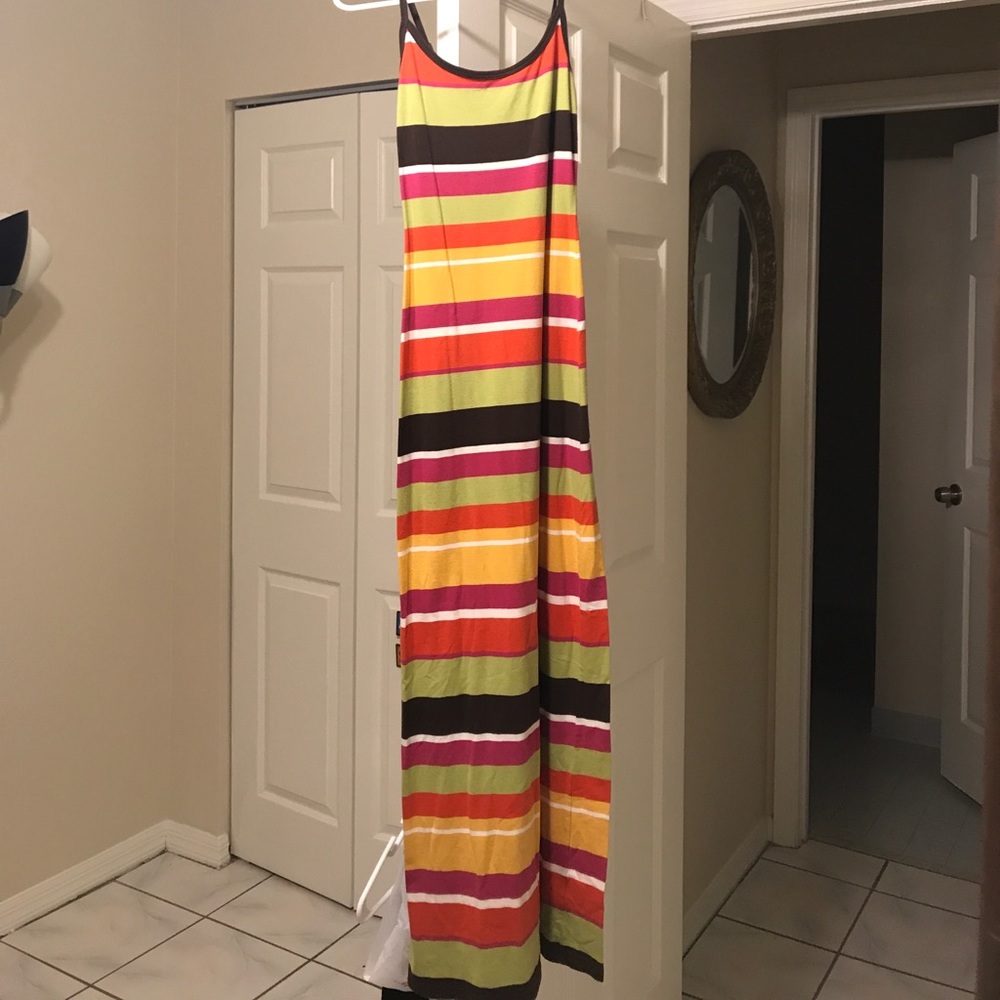 Striped tight dress
