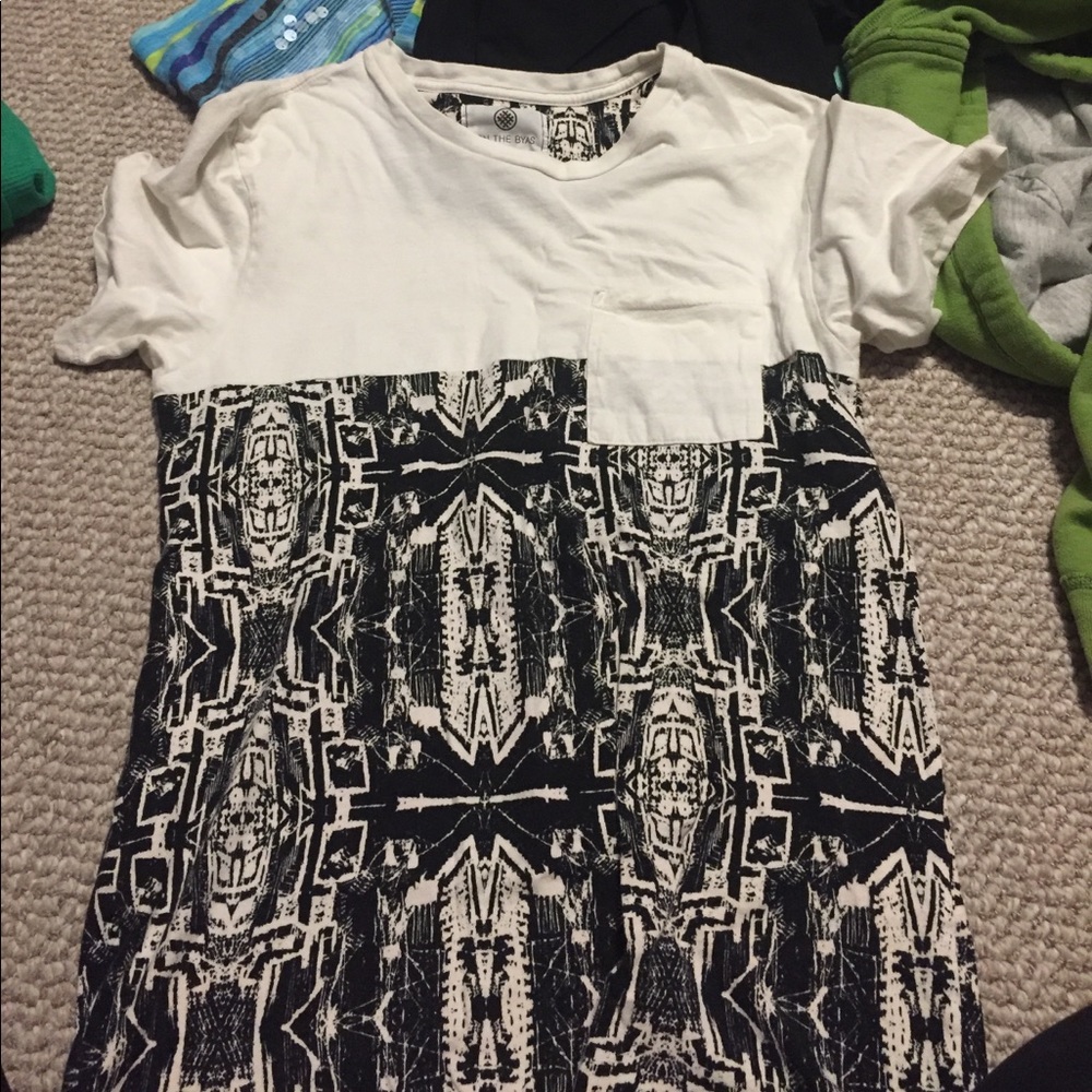 on the byas tshirt