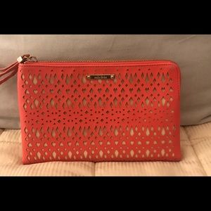 Stella & Dot Coral Clutch