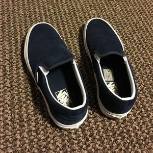 Navy Blue slip on Vans