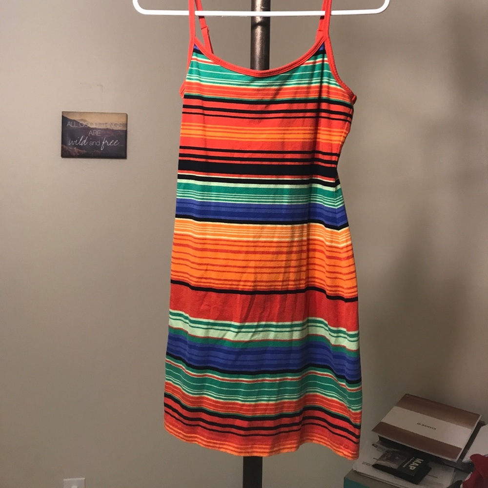 Colorful tight dress