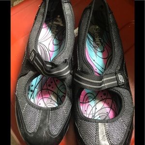 Skechers slip on shoes with Velcro strap