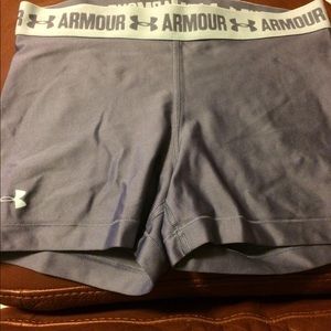 Under armour spandex shorts