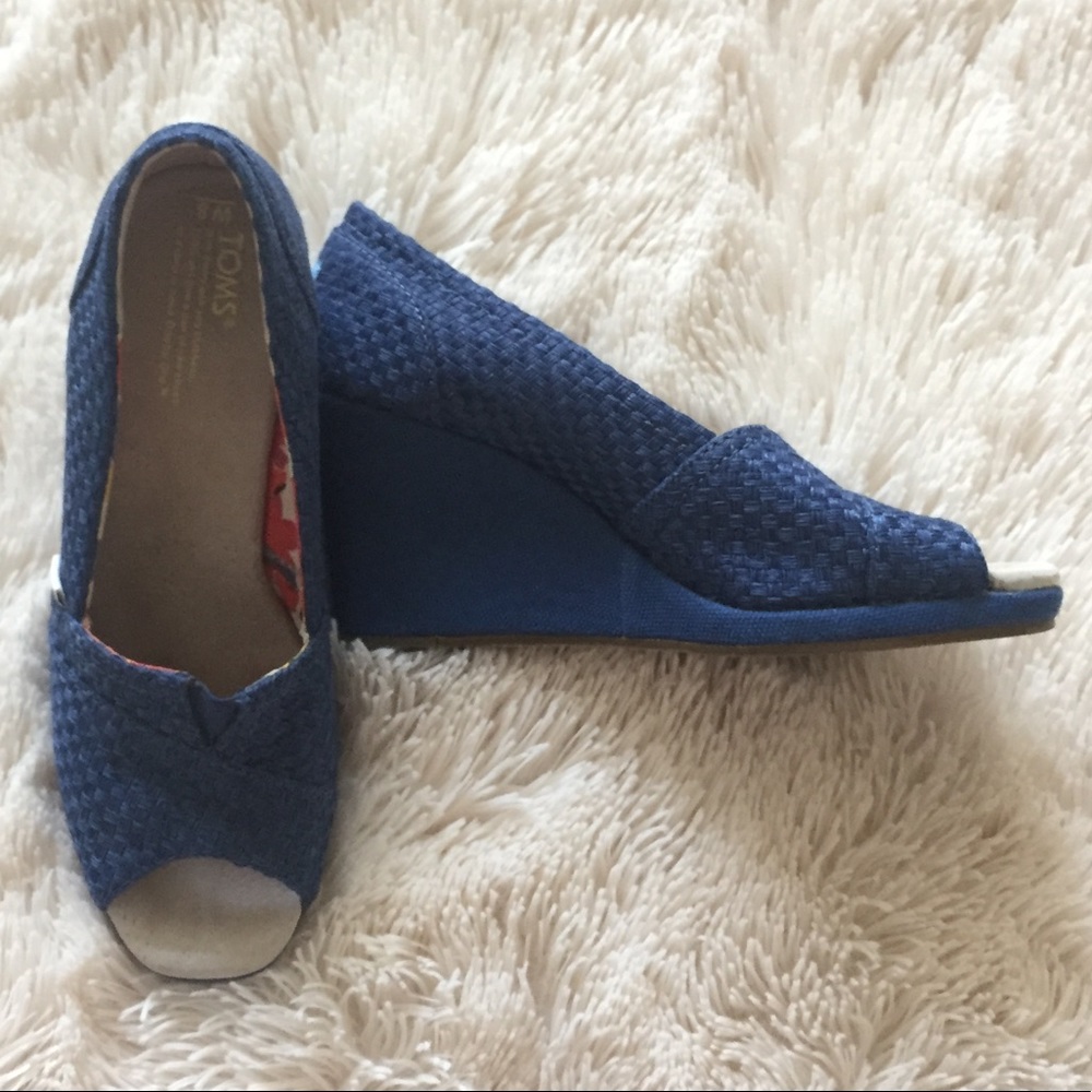 🔹Blue Toms Wedges🔹