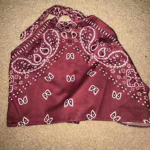 Bandana crop top