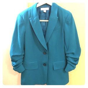 Michael Kors Notched Collar Richard Sleeve Blazer