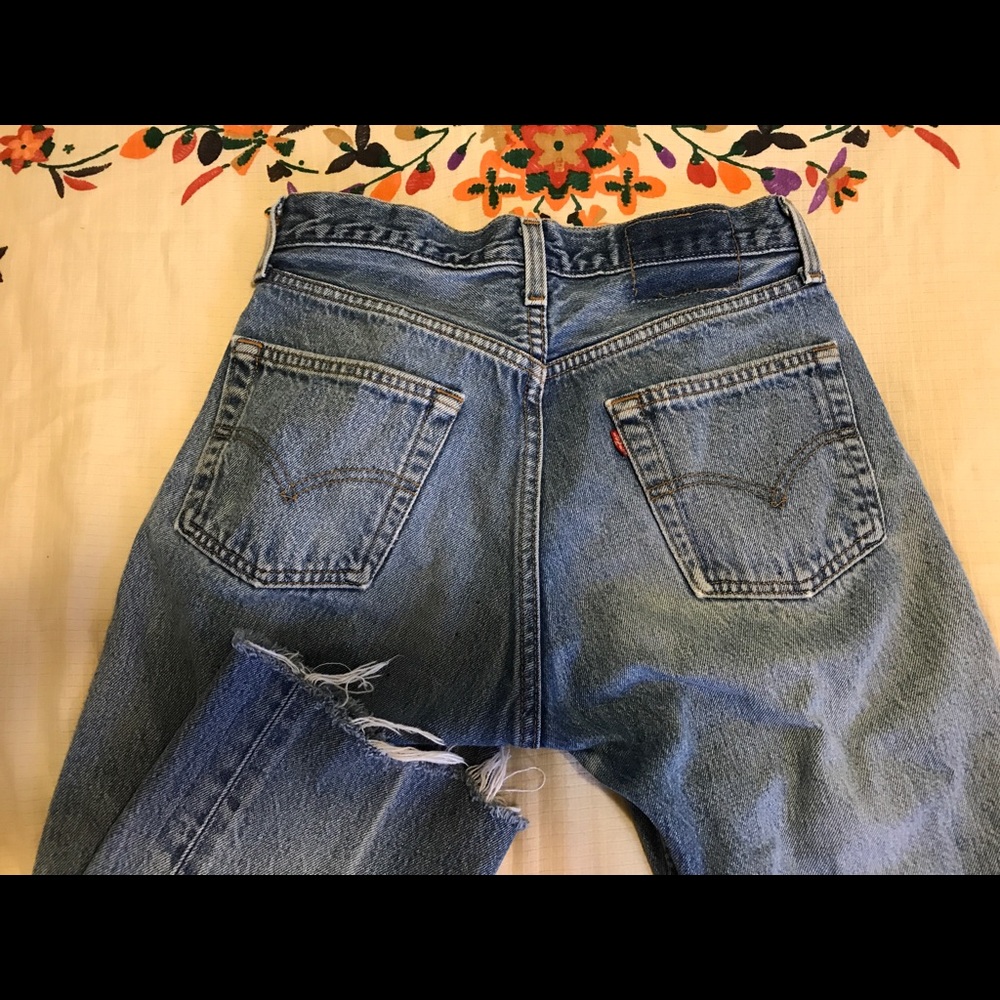 vintage cutt off levis