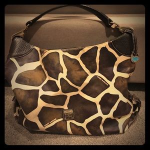 Dooney & Bourke Large Leather Giraffe Hobo