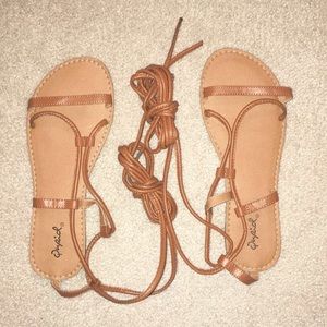 Qupid gladiator sandals
