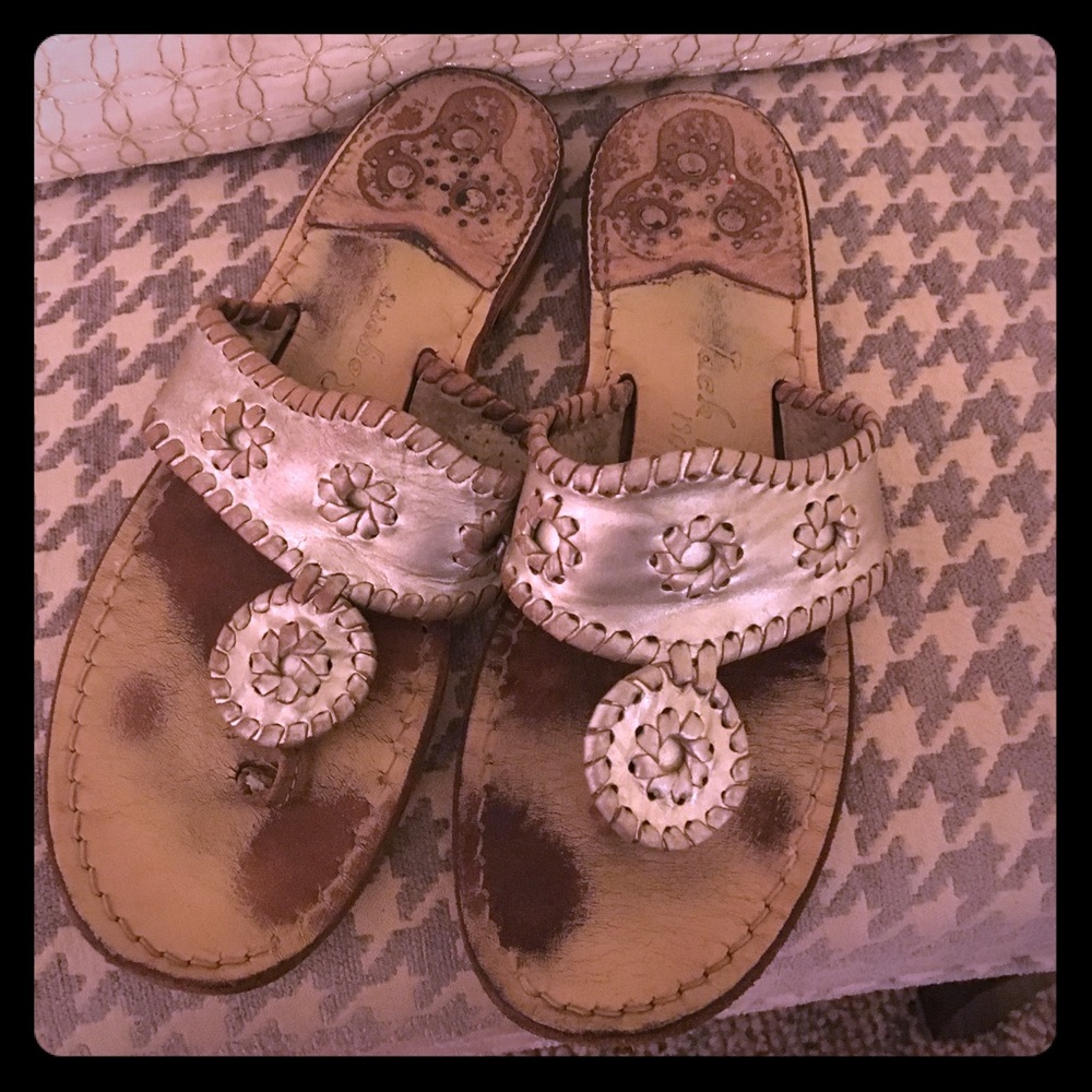 Jack Rogers in Metallic