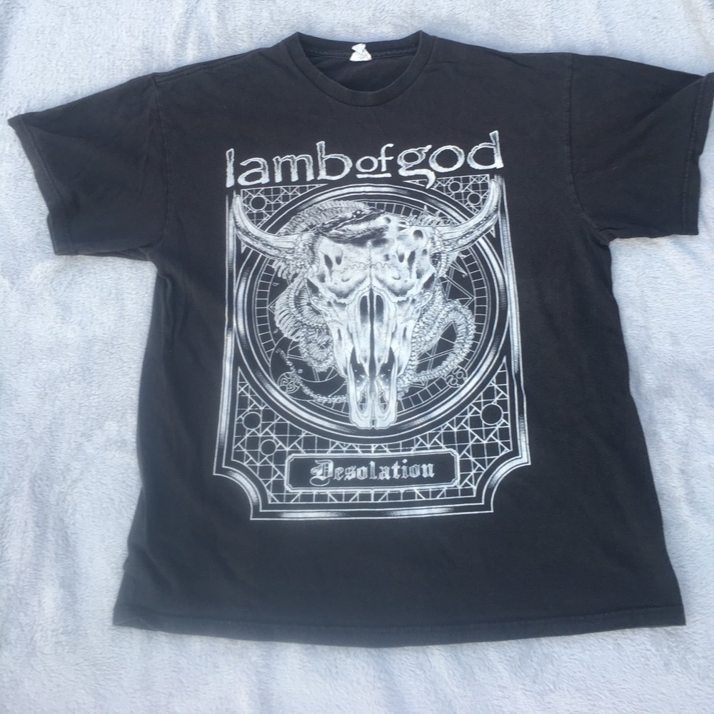 Lamb of god band shirt