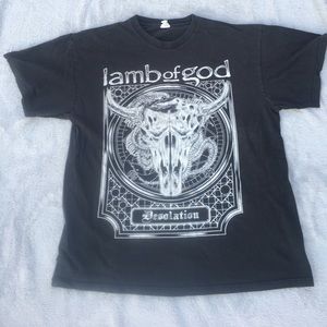 Lamb of god band shirt