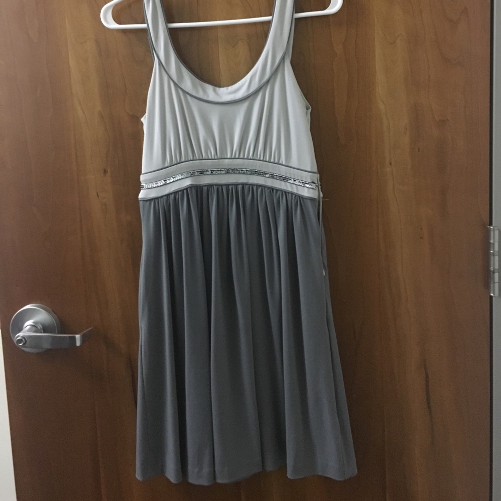 Grey and silver Banana Republic Dress