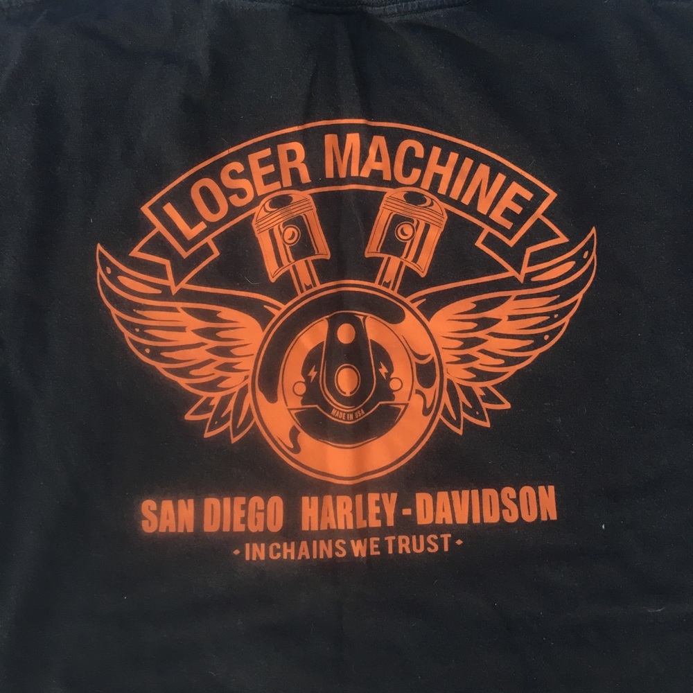 Loser machine x Harley Davidson shirt