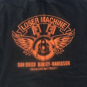Loser machine x Harley Davidson shirt