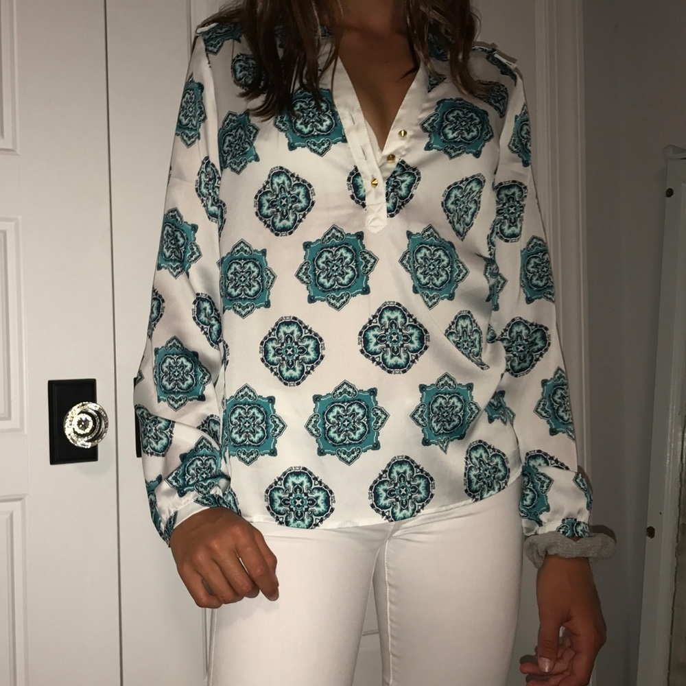 Forever 21 silk blouse