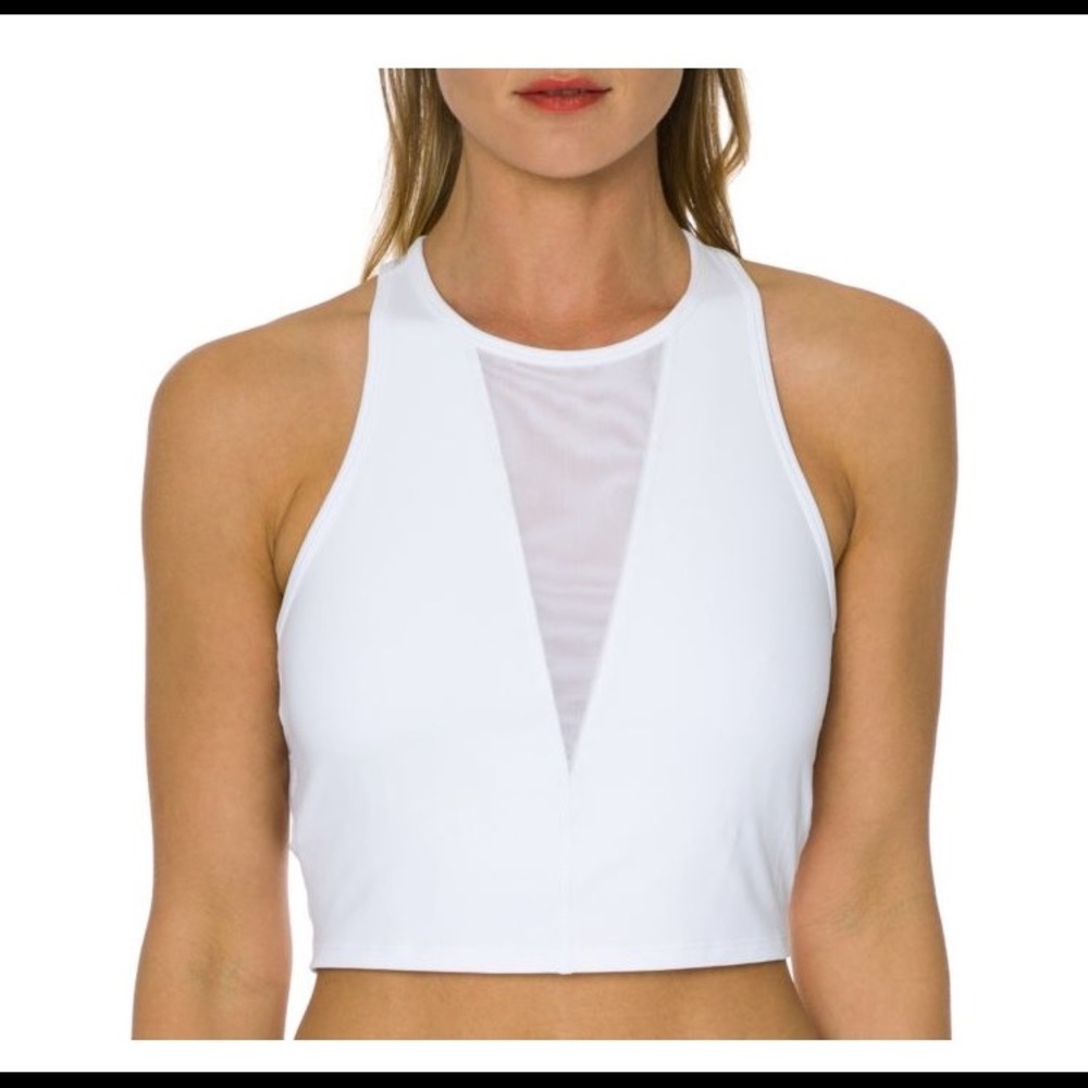 Betsey Johnson Cutout Sports Mesh inset Bra XS
