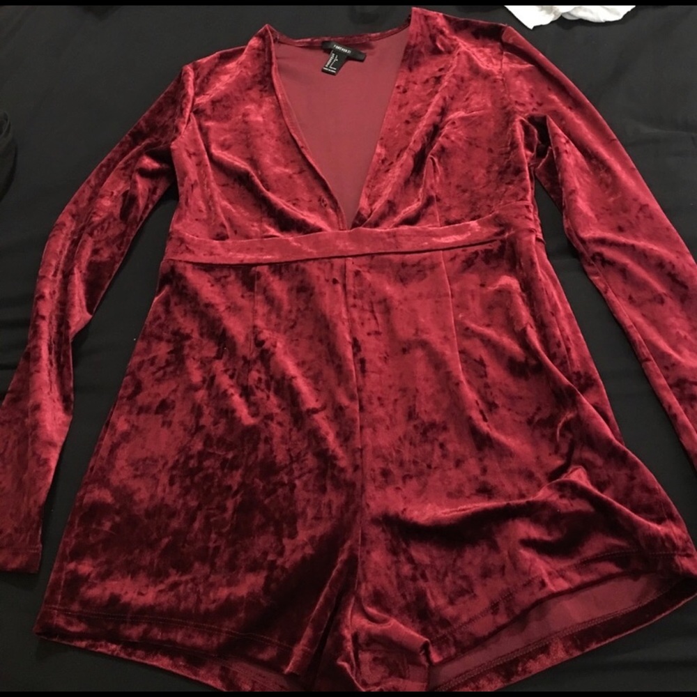 Velvet romper