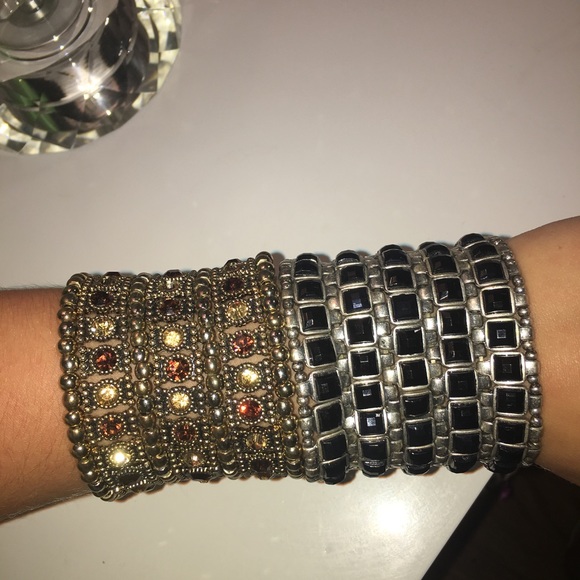 Beautiful gold and brown cuff! - Picture 3 of 4