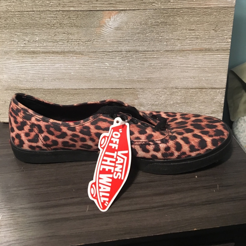 Cheetah print vans