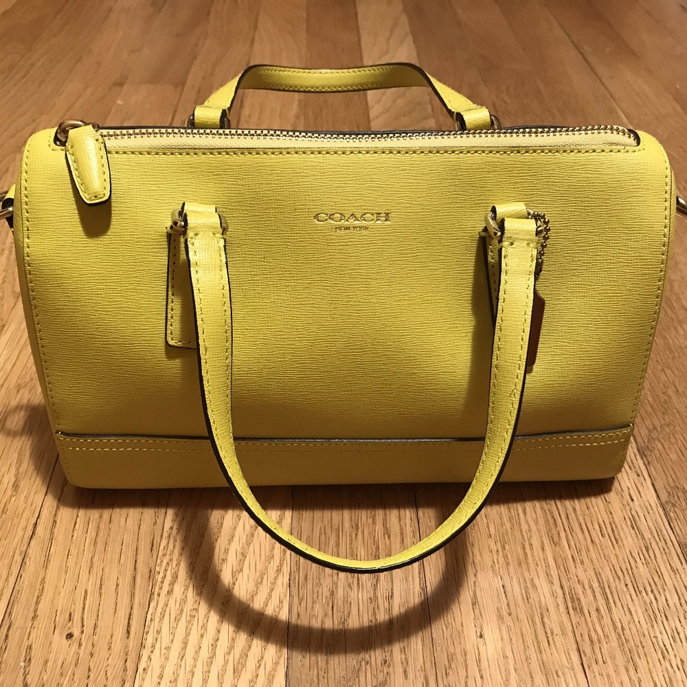 COACH Mini Crossbody Satchel in Crossgrain Leather