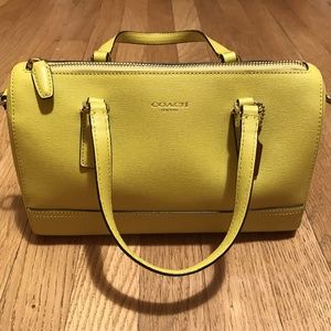 COACH Mini Crossbody Satchel in Crossgrain Leather