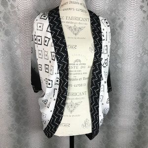 Ecote white bohemian wrap cardigan