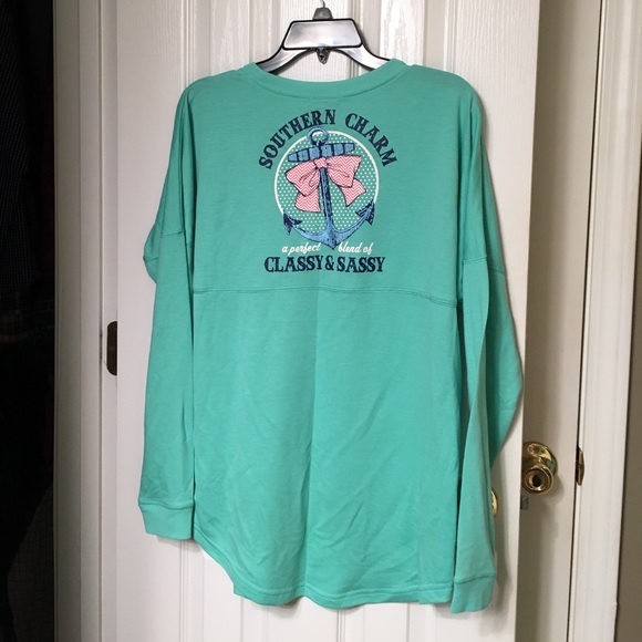 Southern prep oversized shirt - Picture 2 of 2