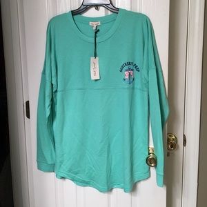 Southern prep oversized shirt