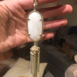 Kendra Scott Rayna Necklace White Mother of Pearl