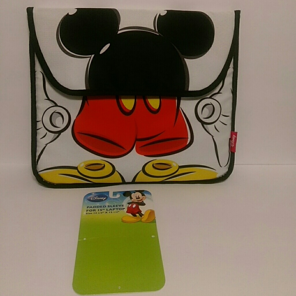 Mickey Mouse padded sleeve for "15 laptop