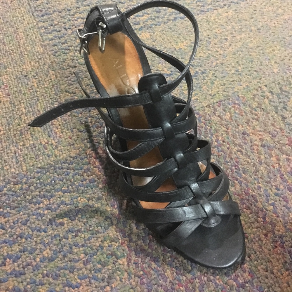 Aldo black heels