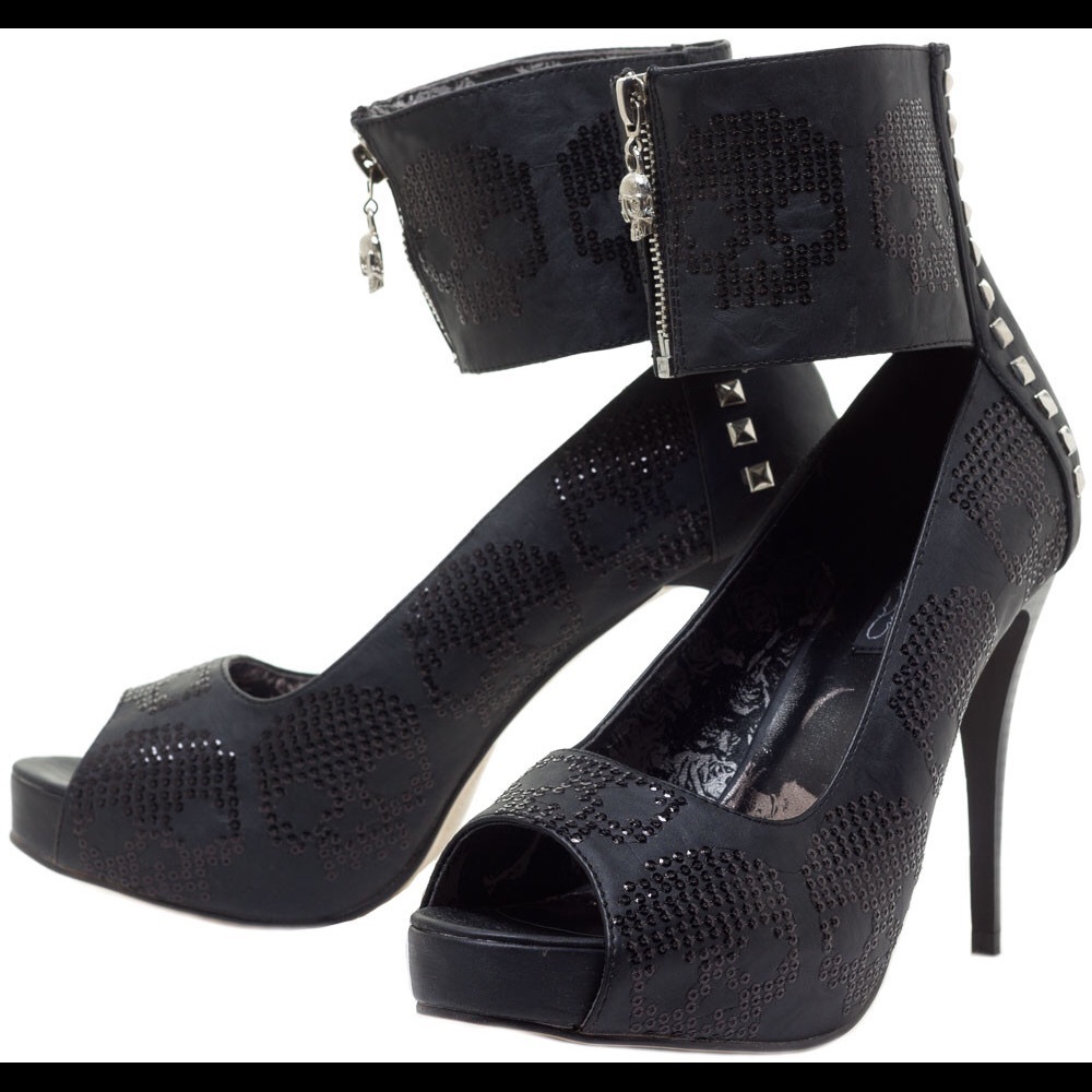 Iron Fist Digi Rider Platform Heels 🖤 - Picture 3 of 5
