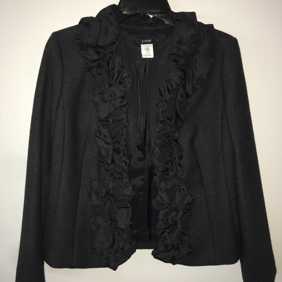 J.Crew Ruffle & Silk Blazer - Picture 6 of 8