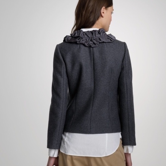 J.Crew Ruffle & Silk Blazer - Picture 2 of 8