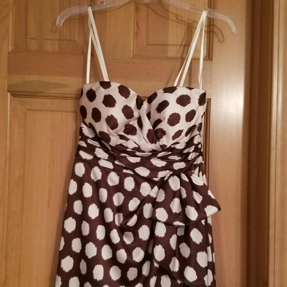 BCBG strapless cocktail dress