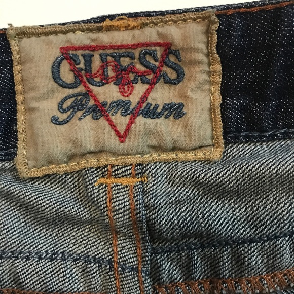 Guess Modele Medium Wash Jeans Size 24 - Picture 7 of 8