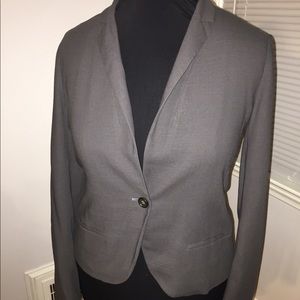 J.Crew Size 14 grey single breasted jacket