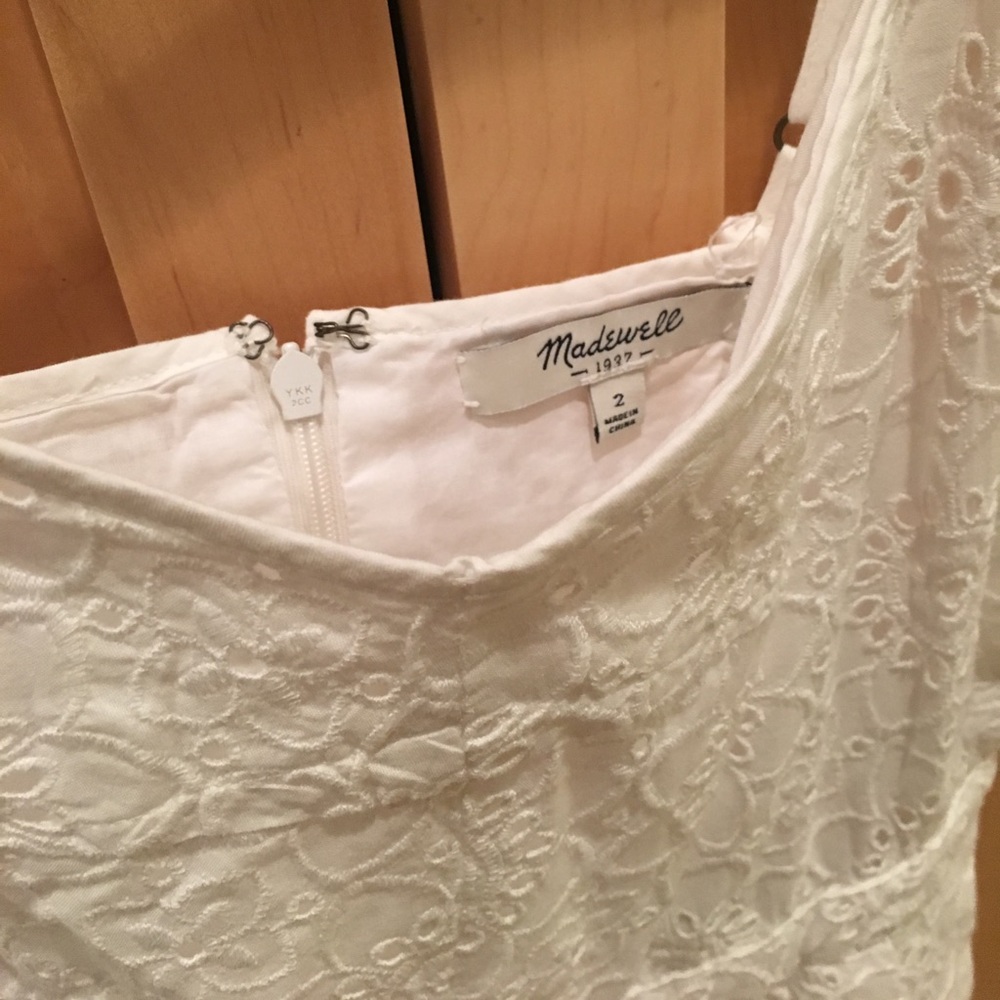 Eyelet dress. madewell - Picture 2 of 3