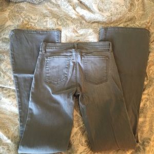 J Brand Martini Flare gray jeans