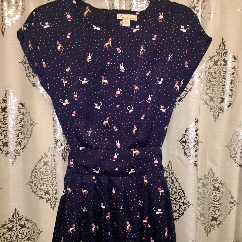 Forever 21 Kawaii Unicorn, Bunny, Kitty Dress