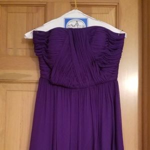 Purple cocktail / bridesmaid dress.